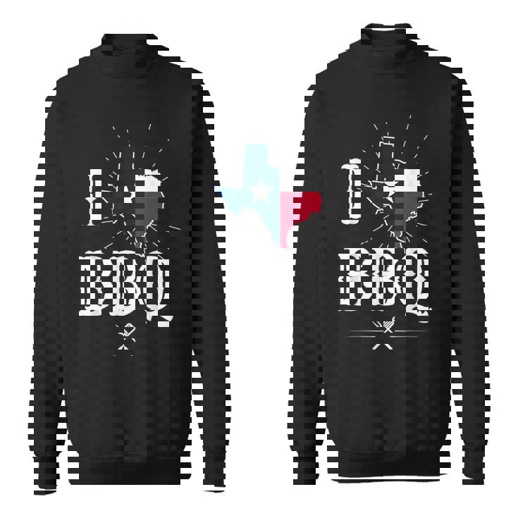 テキサス州旗 バーベキューギフト テキサスバーベキュー スウェットシャツ