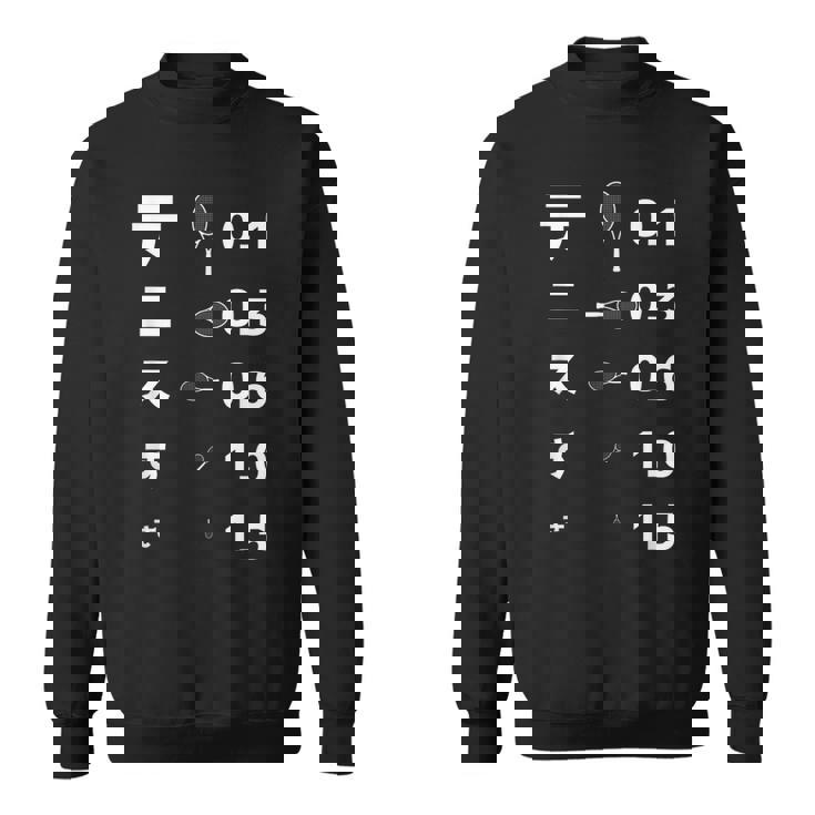 テニス 部活 面白いtシャツ 視力検査 メンズ おもしろ 文字 服 練習着 ネタ キッズ スウェットシャツ