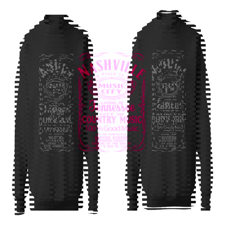 テネシー州ナッシュビルグッドカントリーウエスタンミュージックシティの衣装 スウェットシャツ