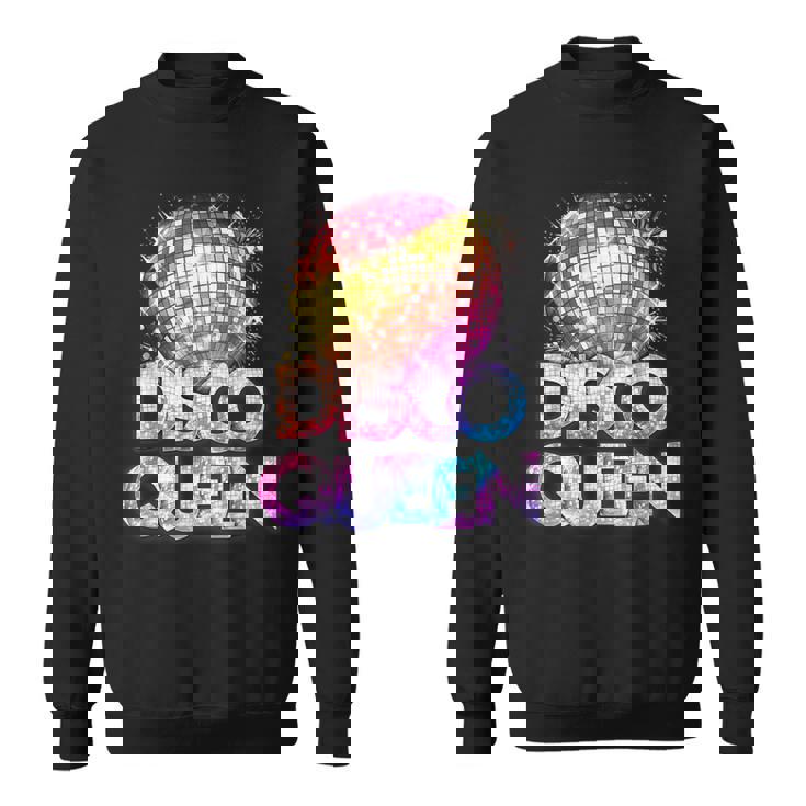 ディスコクイーン-70年代のディスコをテーマにしたヴィンテージ70年代のコスチューム スウェットシャツ