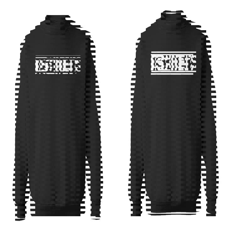 ディセンデント クラシックデザインtシャツ スウェットシャツ