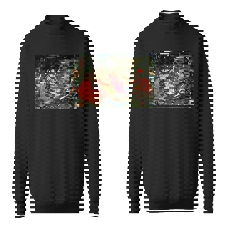 デカメロンの物語 ジョン・ウィリアム・ウォーターハウス スウェットシャツ