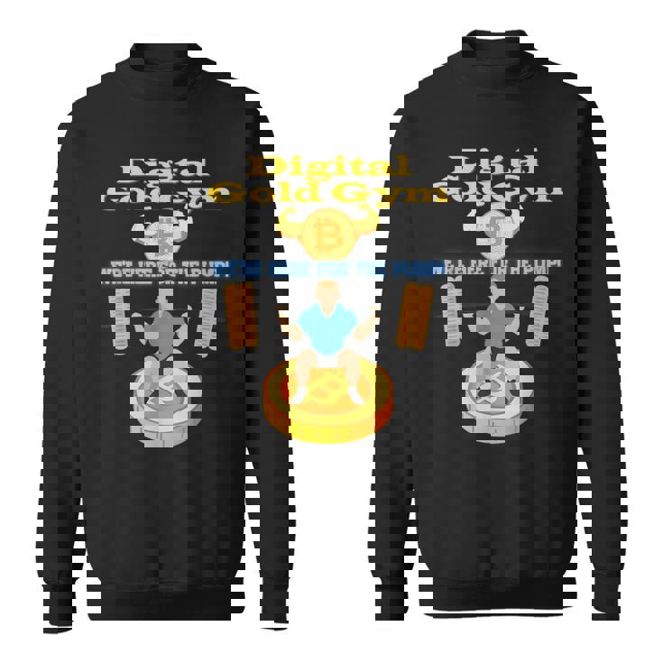 デジタルゴールドジム エクササイズ ビットコインギア クリプトジムウェア スウェットシャツ