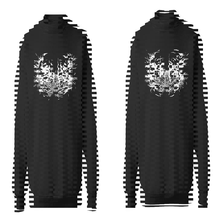 デスメタル ロゴ シンボル フォント スウェットシャツ