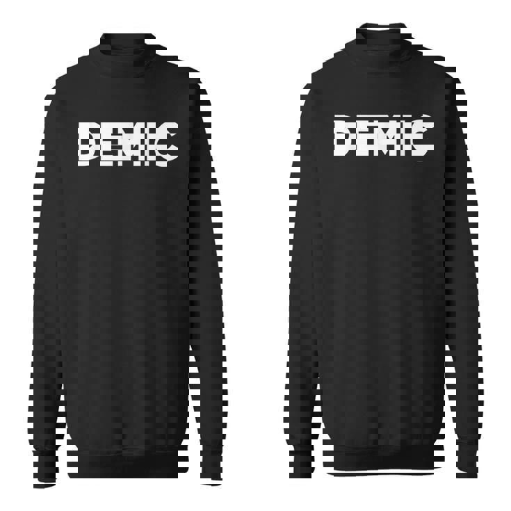 デミックボックスロゴ スウェットシャツ