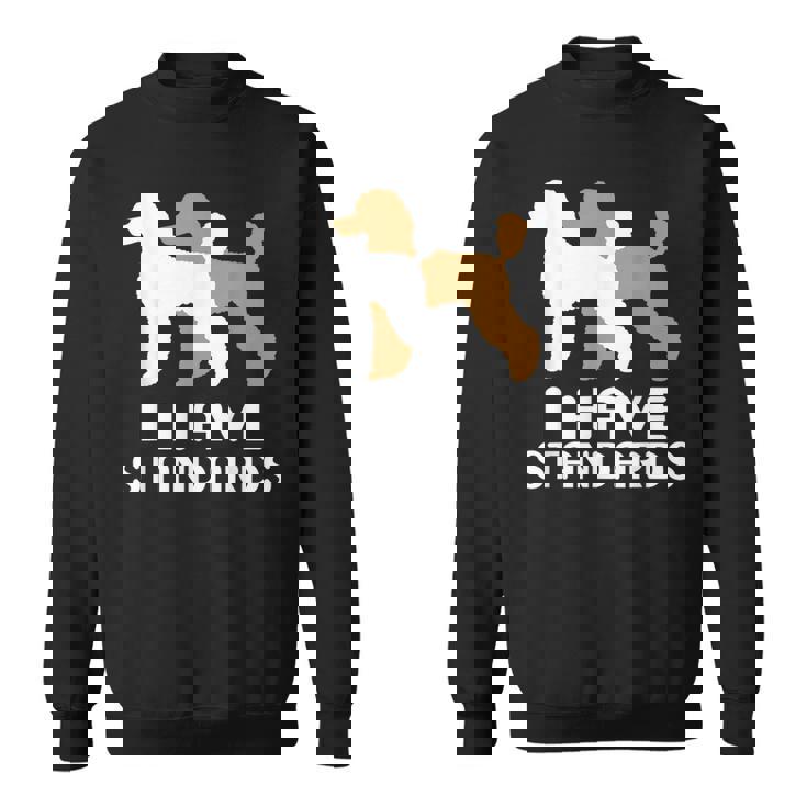 トイプードル I Havetandard プードル スウェットシャツ