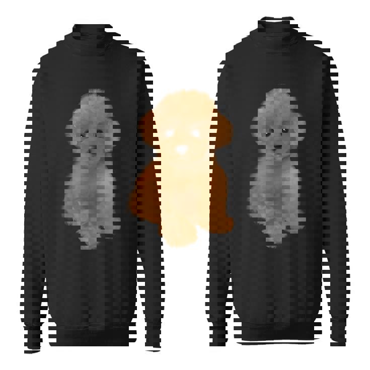 トイプードル 犬種 ミニプードル 子犬 スウェットシャツ