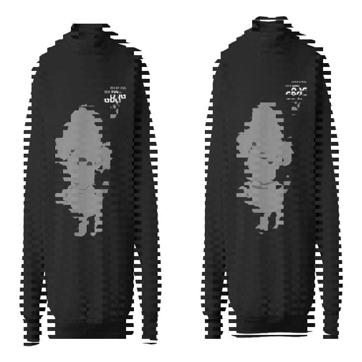 トイプードルシリーズ「シルバー（グレー）」 スウェットシャツ