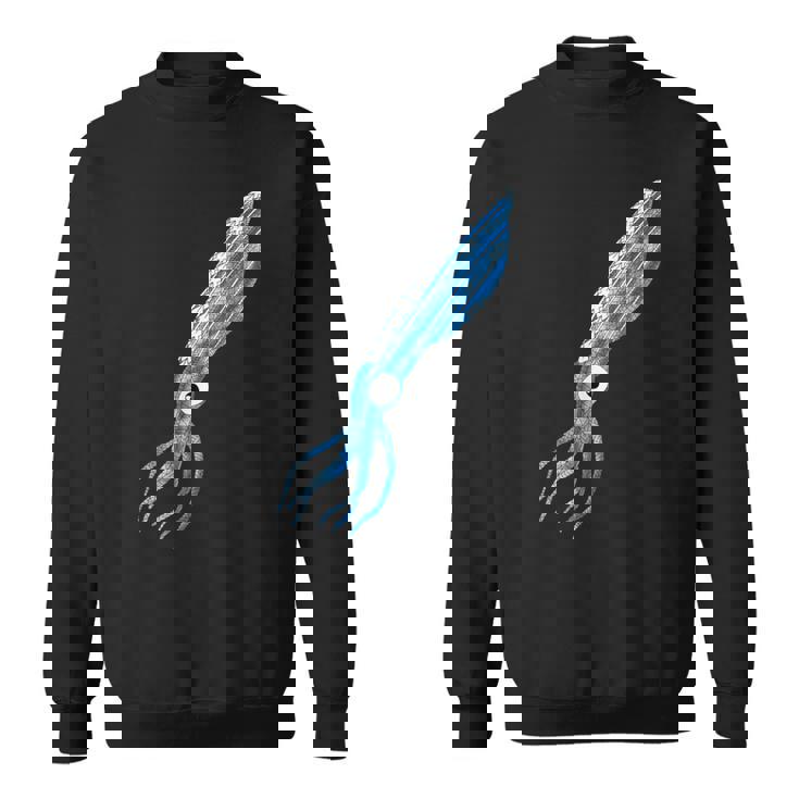 トライバル イカ 海の動物 スウェットシャツ