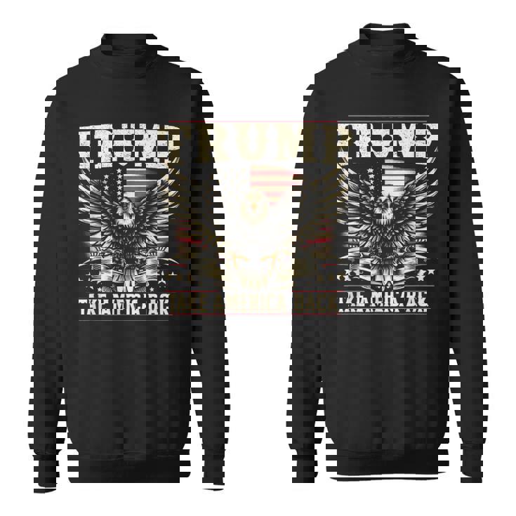 トランプ 2024 テイク・アメリカ・バック トランプ大統領 スウェットシャツ