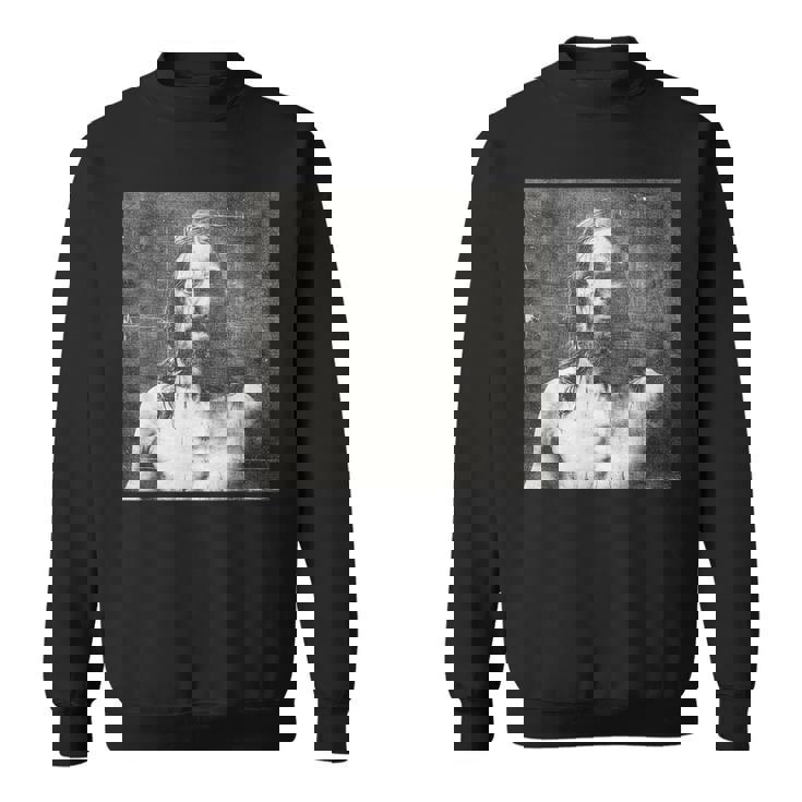 トリノのヴィンテージイエス聖骸布 スウェットシャツ