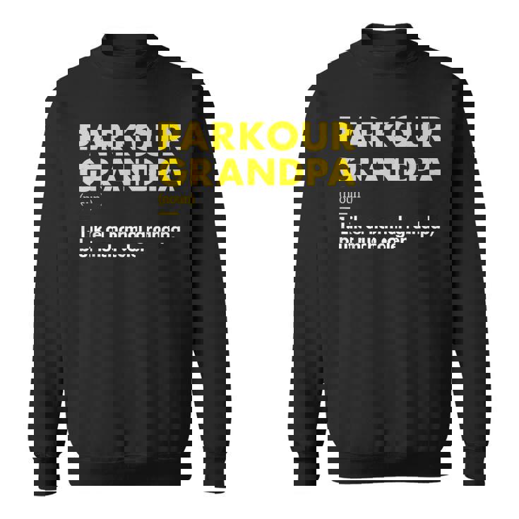 トレーサー・グランパ・デフィニション・パルクール スウェットシャツ