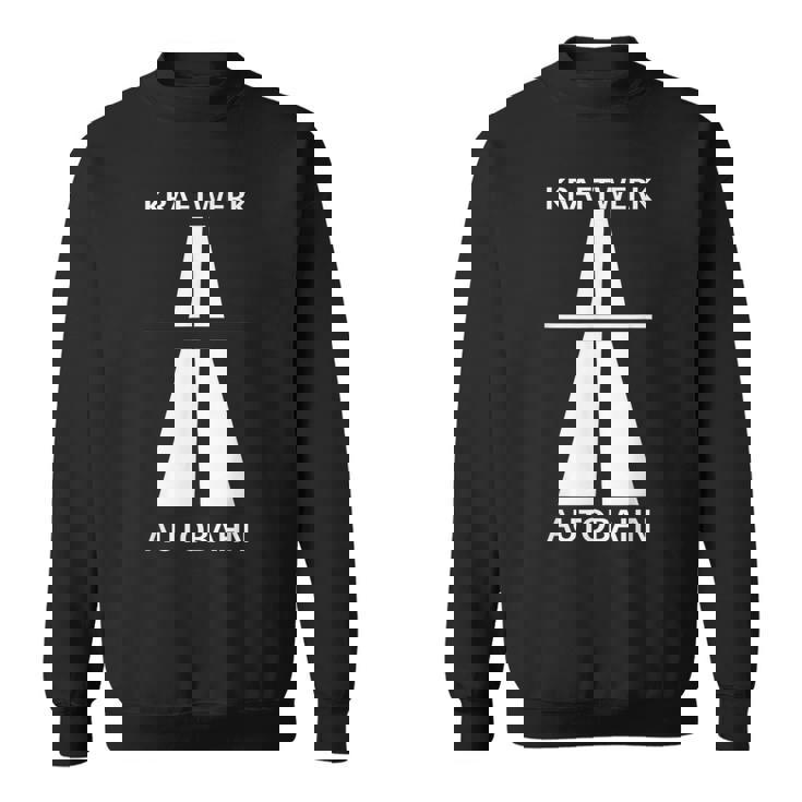 ドイツでの楽しい高速運転のためのクラフトワークアウトバーン スウェットシャツ