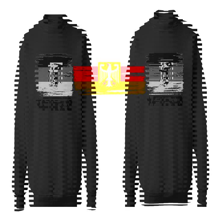 ドイツ退役軍人tシャツ イーグルとフラッグ – 愛国的なゲルマ スウェットシャツ
