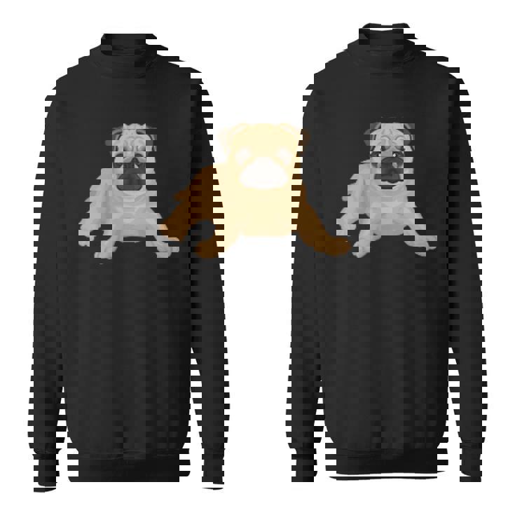 ドッグパグ ドッグモチーフ 犬好きへのギフト パグ スウェットシャツ