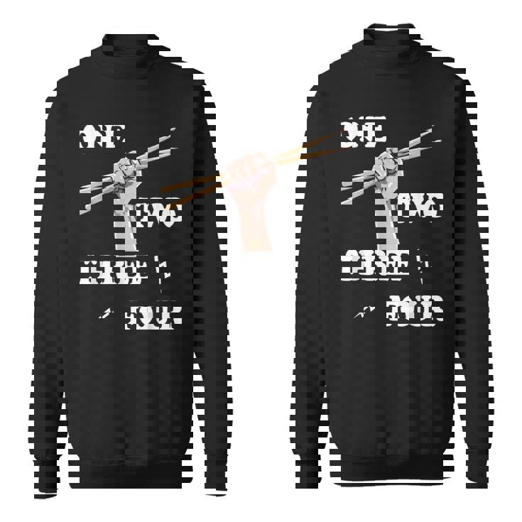 ドラマー ギフト 楽器 メンズ ドラムスティック用 スウェットシャツ