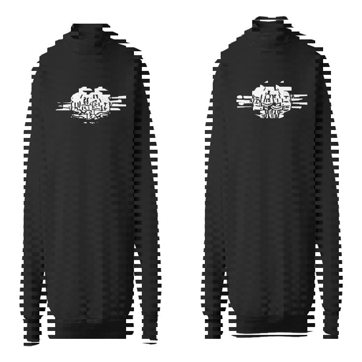 ドラマーのためのドラムライフ面白い引用 スウェットシャツ