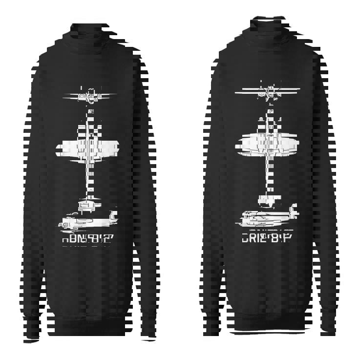 ドルニエdo217ドイツ第二次世界大戦爆撃機 スウェットシャツ