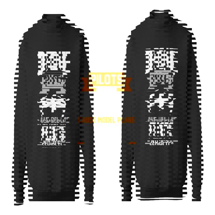 ドローンパイロットはモデル飛行機のパイロットのドローンを引き起こす スウェットシャツ