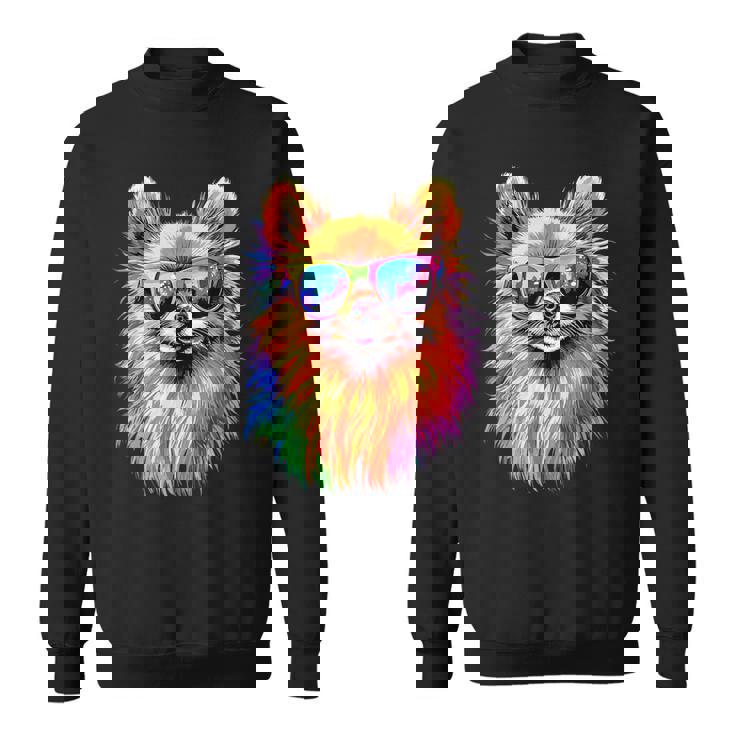 ドワーフ・スピッツ ポメラニアン ポム・スウィート・ジャーマン・スピッツ スウェットシャツ