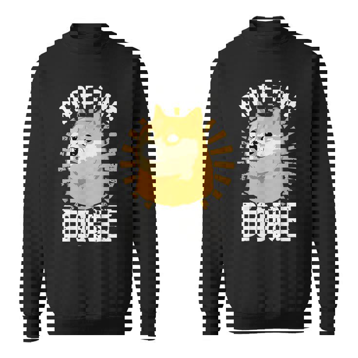 ドージコイン クリプト ライド ザ ドージ 面白い Memecoin スウェットシャツ