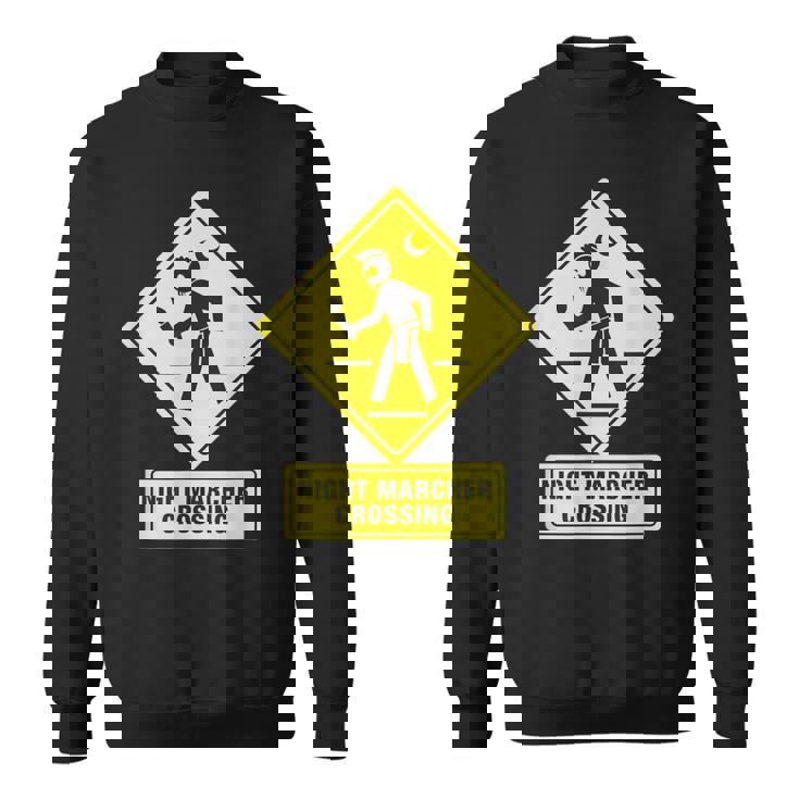 ナイトマーチャークロッシングハワイゴースト面白い スウェットシャツ