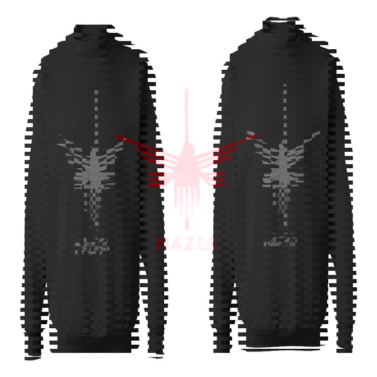 ナスカ ライン ペルー ジオグリフ モンキー 宇宙飛行士 ハチドリ レトロ スウェットシャツ