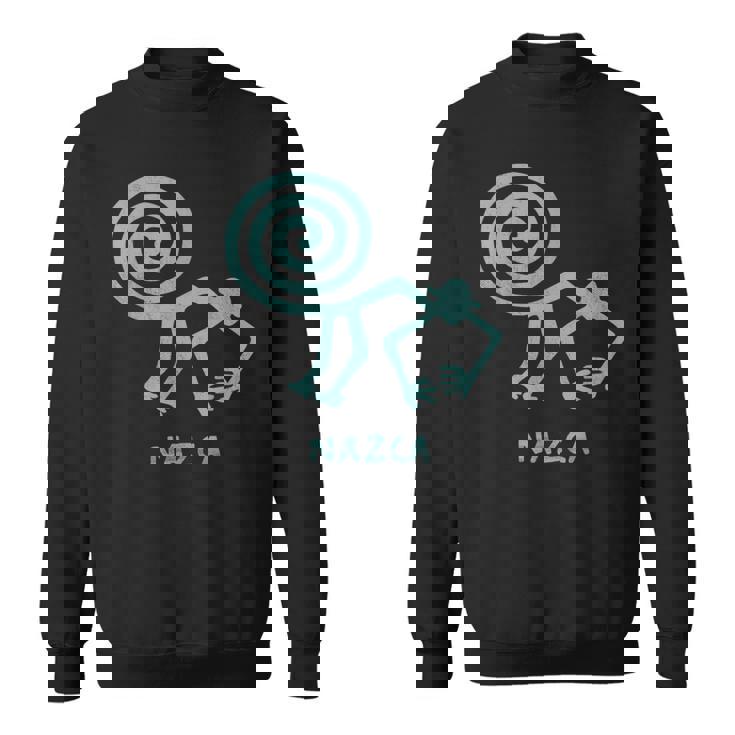 ナスカ ライン ペルー ジオグリフ 宇宙飛行士 ハチドリ モンキー スウェットシャツ