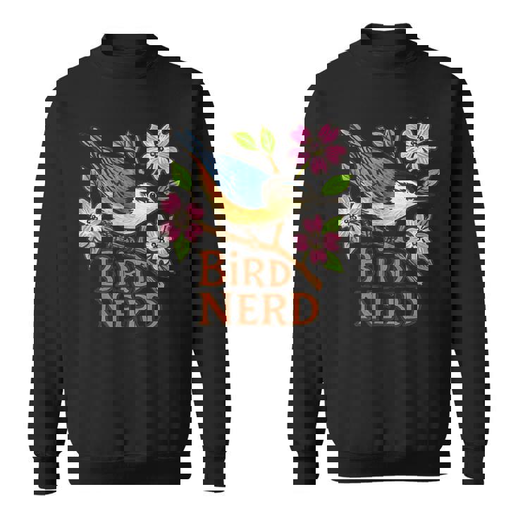 ナツハッチ 鳥 オタク ハナミズキ 木 アート スウェットシャツ