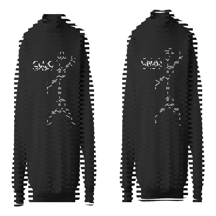 ナノプシャン 有機化合物 C39h42o2 分子 構造式 ナ科学 棒人間 ノテクノロジー 化学 Nanoputian スウェットシャツ