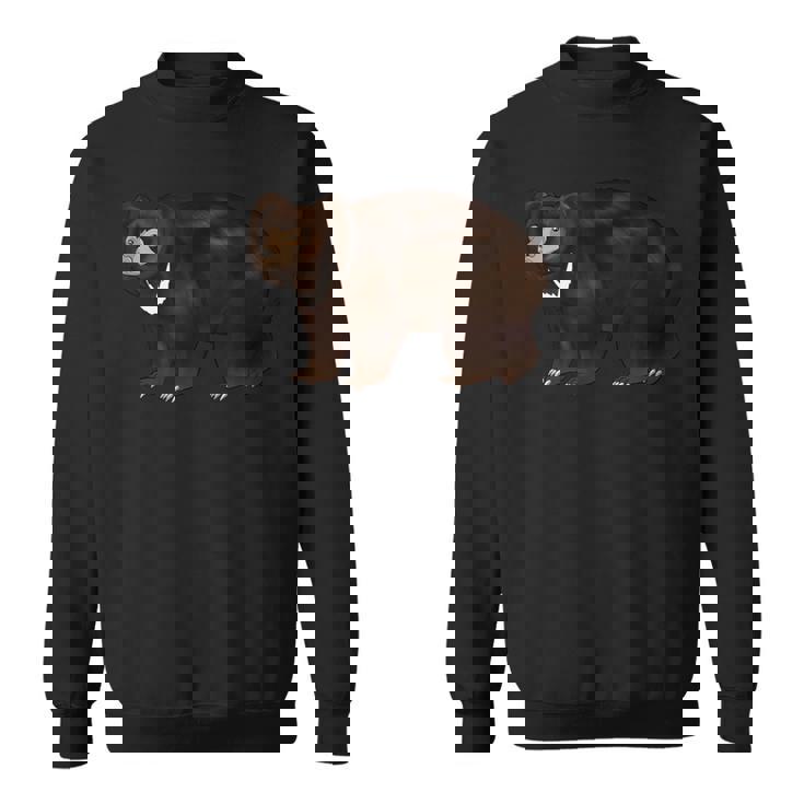 ナマケグマの絵 スウェットシャツ