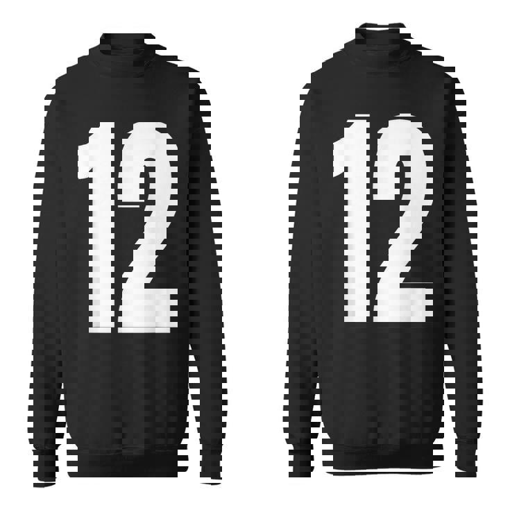 ナンバー12 シャツ。十二 スウェットシャツ