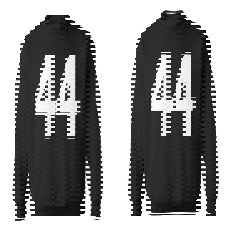 ナンバー44インチホワイトポケットスタイルバージョン。 スウェットシャツ