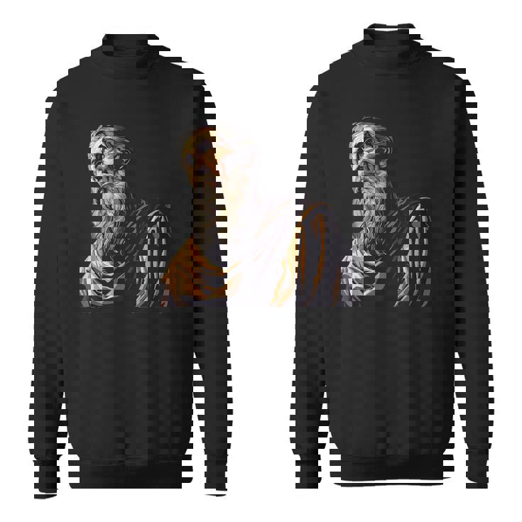 ニッサのグレゴリー 古い絵画 スウェットシャツ