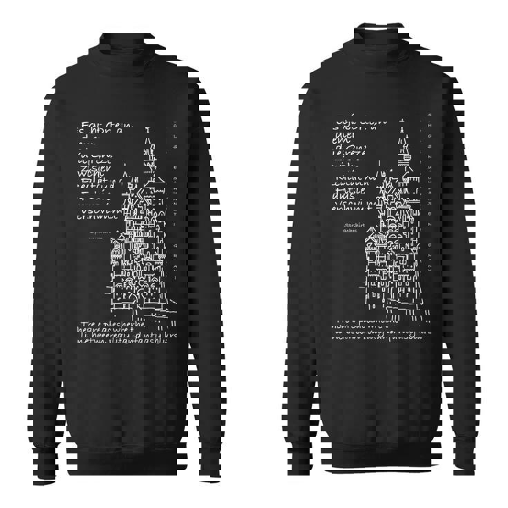 ノイシュヴァンシュタイン城 バイエルン ドイツ ドイツ語 英語 スウェットシャツ