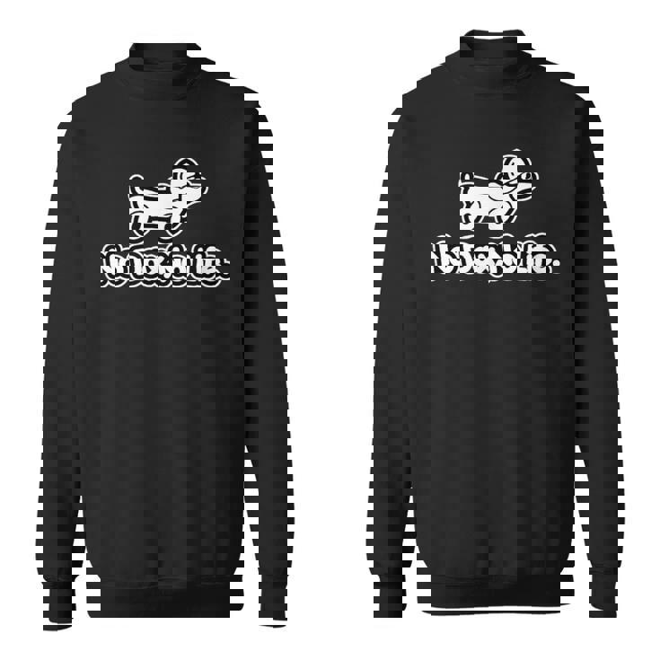 ノー ダックス ノー ライフ No Daxno Life フロント＆バックプリント スウェットシャツ