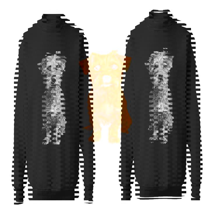 ノーフォークテリア 犬 モチーフ ペット アートワーク ノーフォークテリア スウェットシャツ