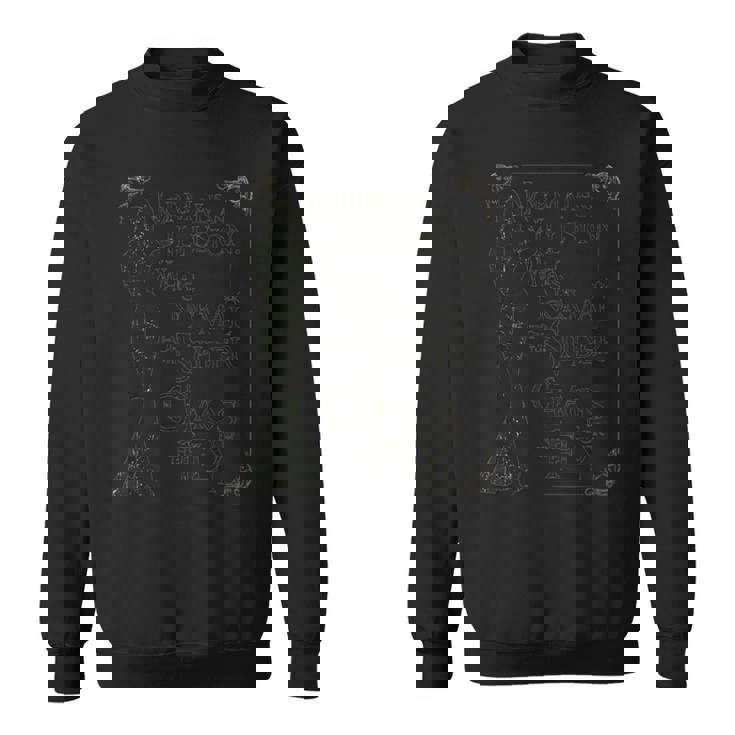 ノーマルは幻想だ アダムスファミリー スウェットシャツ