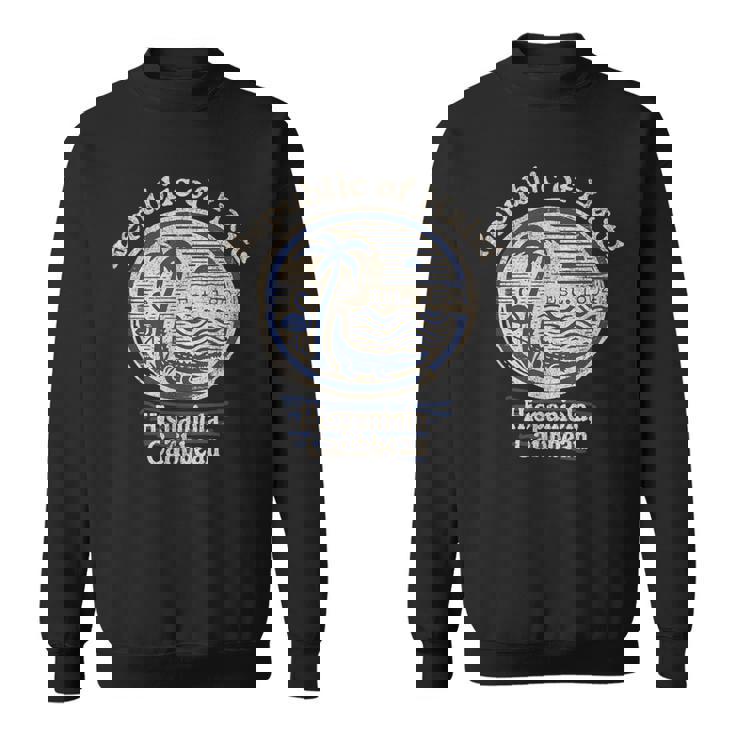 ハイチヴィンテージフラミンゴワニハイチバケーションお土産 スウェットシャツ