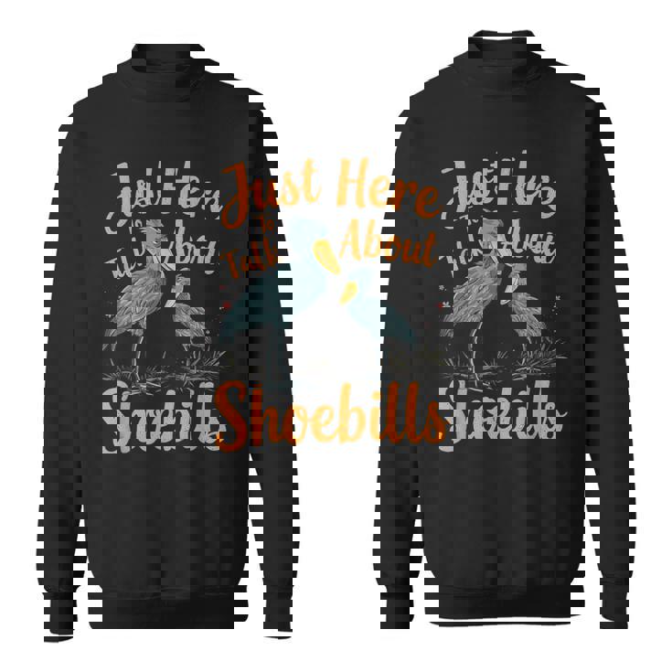 ハシビロコウについて話すだけ スウェットシャツ