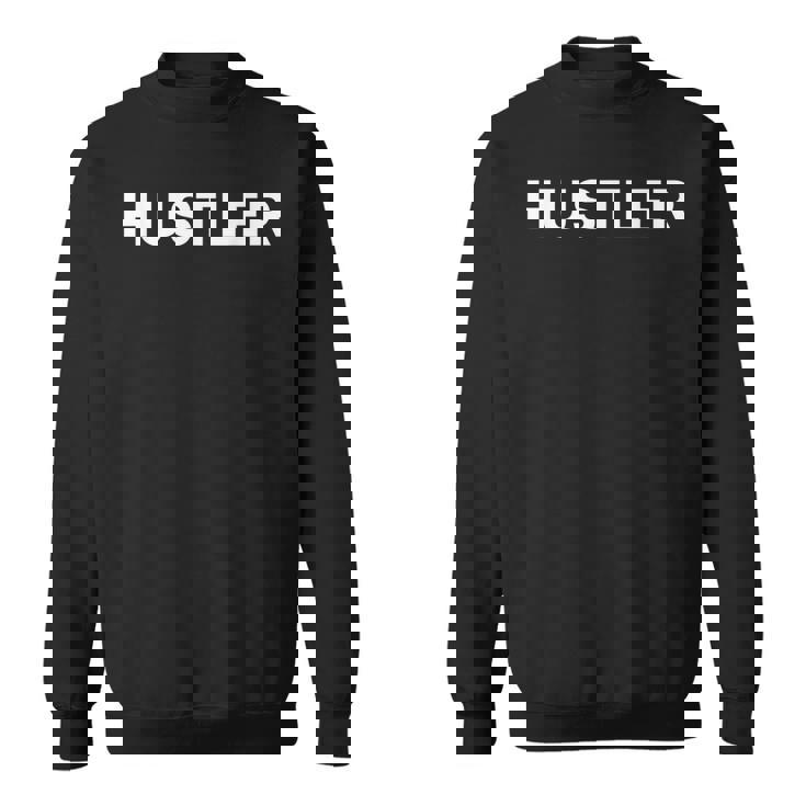 ハスラー 半袖 シンプル 白文字 スウェットシャツ