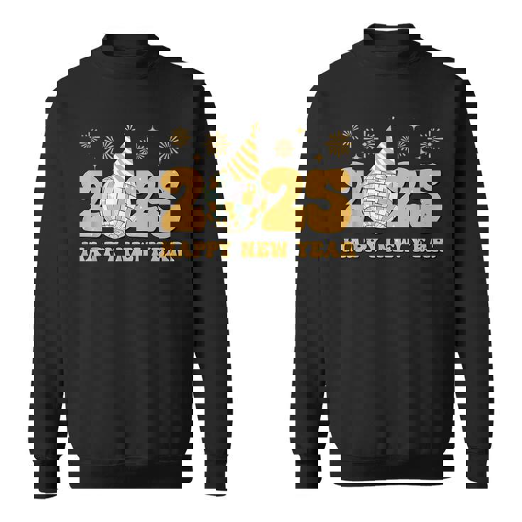 ハッピーニューイヤー 2025 家族 お揃い 花火 新年会 スウェットシャツ