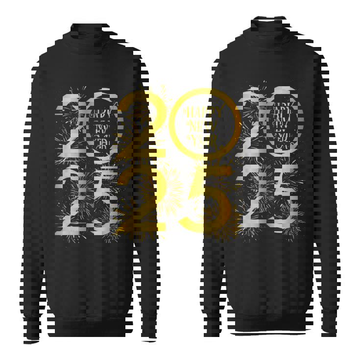 ハッピーニューイヤーパーティー用品 2025年新年花火 スウェットシャツ