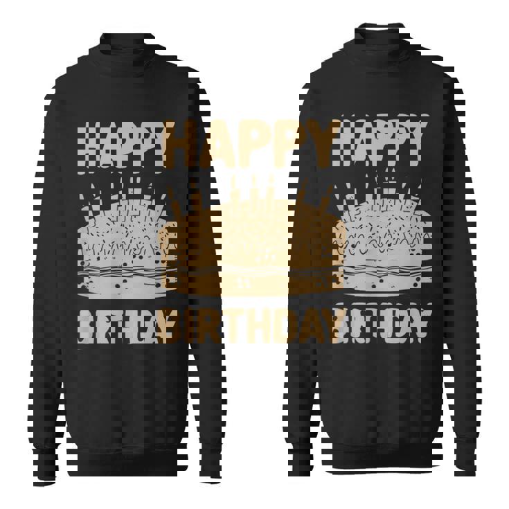 ハッピーバースデー-バースデーファニー スウェットシャツ