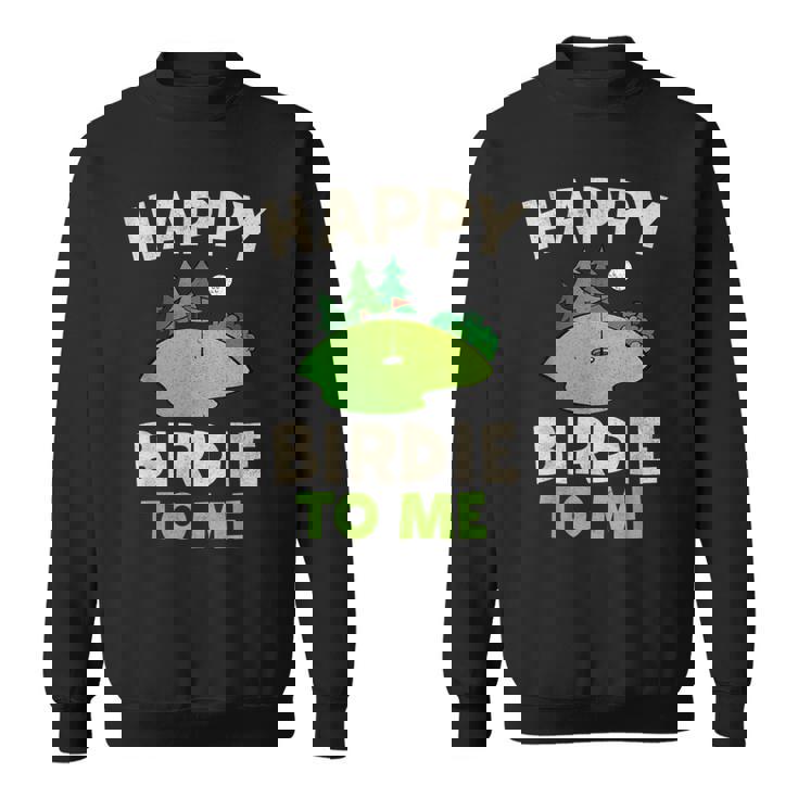 ハッピーバーディー ゴルフ 面白い ホール 文字入り メンズ おもしろ 面白い 服 オリジナル おもしろグッズ 文字 スウェットシャツ