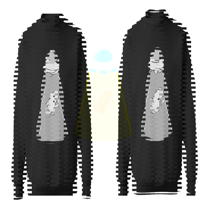 ハニワ くん 埴輪《Ufo 遭遇》【ゆるフレンズ】歴史土器 かわいい 面白い キャラクター スウェットシャツ