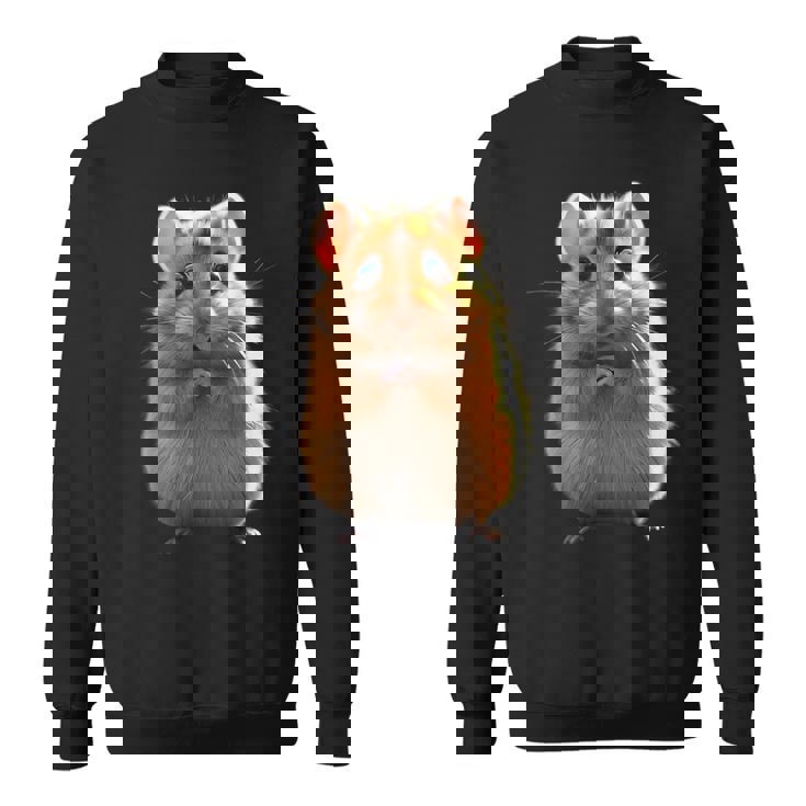 ハムスター げっ歯類 ゴールデンハムスター フィールドハムスター 小型ハムスター スウェットシャツ