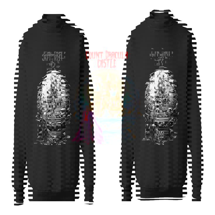 ハロウィン ナイト カウント ドラキュラ城 スウェットシャツ