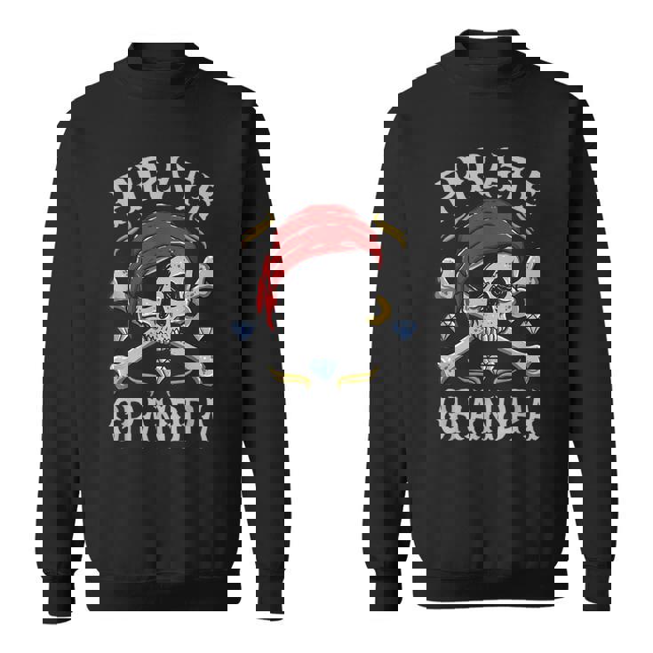 ハロウィン 怖い海賊 スカル・クロスボーン 海賊おじいちゃん スウェットシャツ