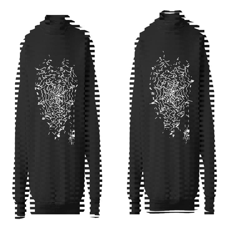 ハロウィンパーティー 不気味な蜘蛛の巣 ハートtシャツ トリックオアトリート スウェットシャツ